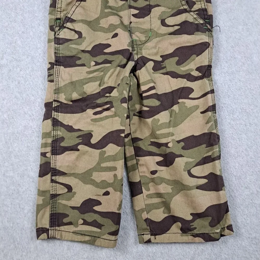 John Deere Overalls Camo Toddler Size 2T
